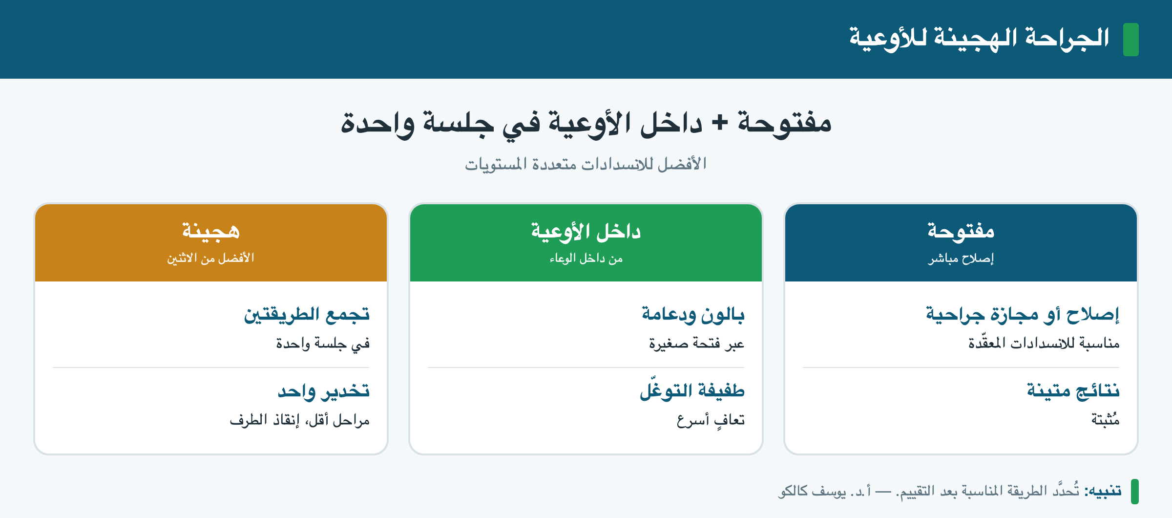 الجراحة الهجينة للأوعية الدموية
