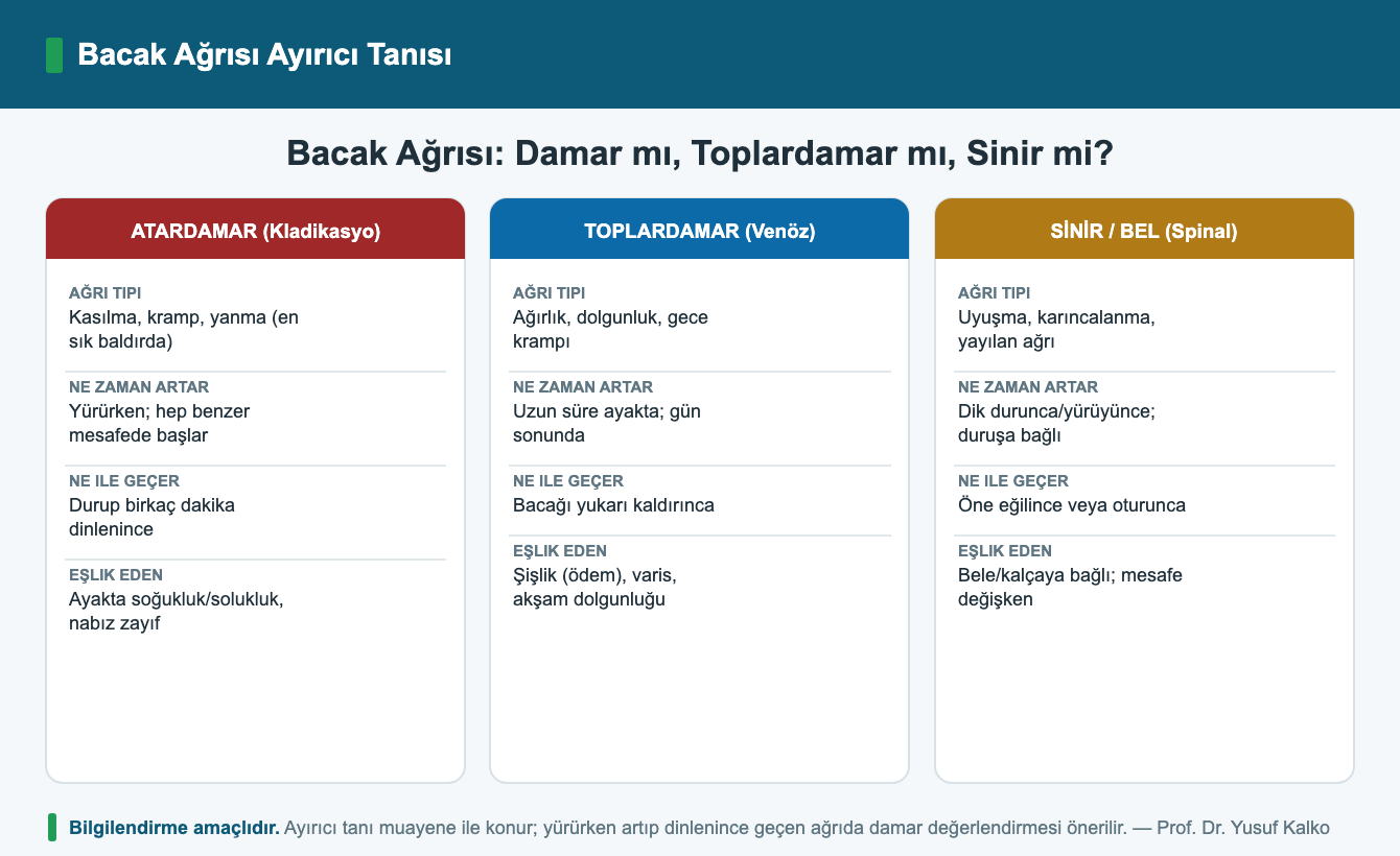 Yürürken Bacak Ağrısı (Kladikasyo)