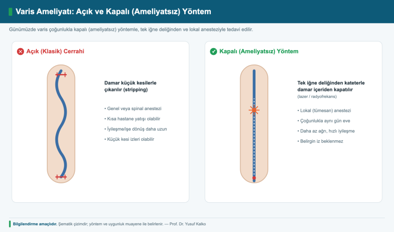 Varis Ameliyatı: Yöntemler