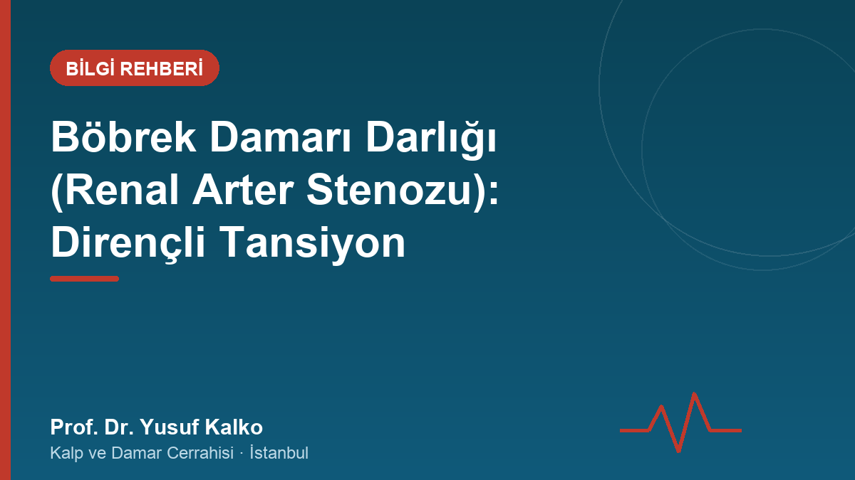 Böbrek Damarı Darlığı