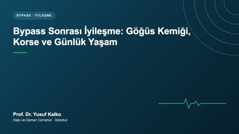 Ameliyat Sonrası İyileşme