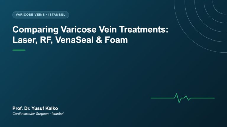Comparing Varicose Vein Treatments: Laser, Radiofrequency, VenaSeal and Foam