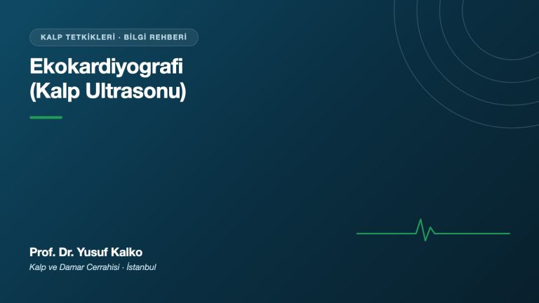 Ekokardiyografi (Kalp Ultrasonu) Nedir? Nasıl Çekilir, Raporu Ne Anlatır?