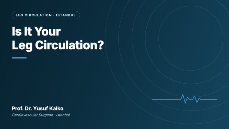 Is It Your Leg Circulation?